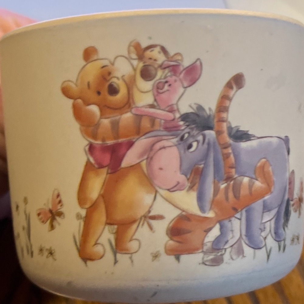 Vintage Disney Winnie the Pooh Friends Ceramic beverage cup Bioworld